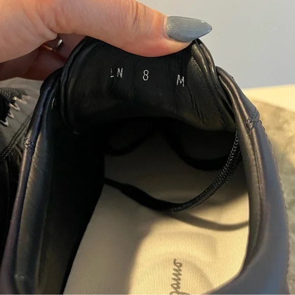 Salvatore Ferragamo Men's Navy Sneakers - Picture 5 of 7